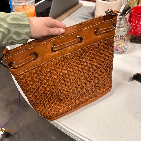 STS RANCHWEAR Woven Leather Shoulder Bag - Picture 4 of 4